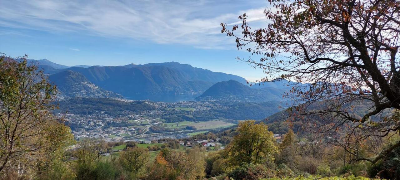 فيلا Casa Al Sasso Bedigliora المظهر الخارجي الصورة